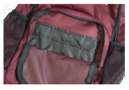Vans Plecak Szkolny Alumni Pack 5 Backpack bordowy z logo klasyczny