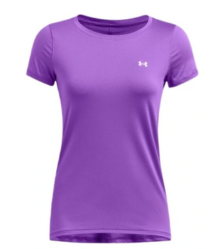 Koszulka damska krótki rękaw techniczna UA Tech Mesh SS fioletowa XS