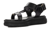Guess Alibi Damskie Sandały Na Platformie Czarne FLJLANELE03-CREAM 36 EU