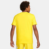  Nike T-shirt męski żółty bawełniany Nsw Club 
