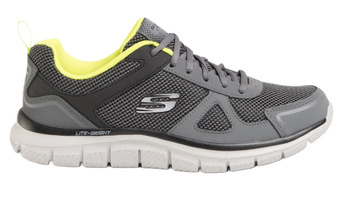 Skechers Buty Męskie Sportowe Track Bucolo Szare lekkie  43 EU