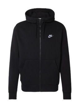 Bluza Męska Nike Sportwear Club Hoodie FZ czarna M