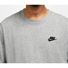 Nike T-shirt męski szary bawełniany Nsw Club Tee S