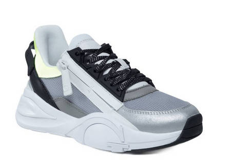GUESS Sneakersy damskie srebrne BAILIA2 36 EU