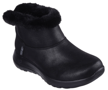 Botki zimowe damskie SKECHERS ON-THE-GO JOY COZY DREAM czarne zamsz 37 EU