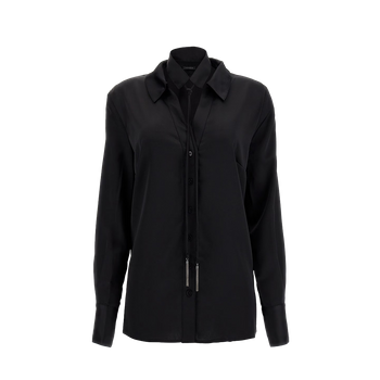 GUESS Koszula Damska Choker LS FLORIANE W2BH37WEX62-JBLK