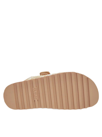 Guess Klapki Damskie FLJFZZFAB19-CREAM Eleganckie Beżowe 37 EU